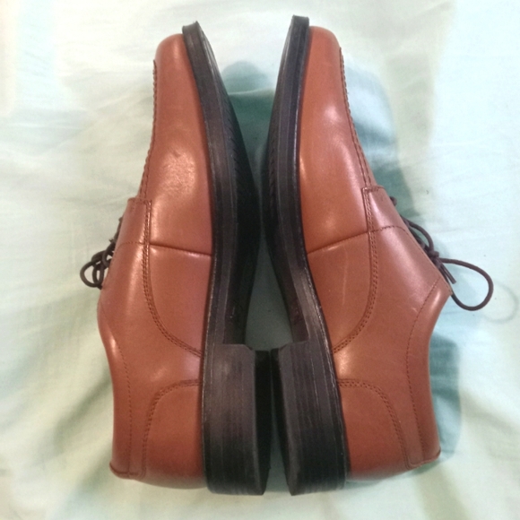 EUC! Mens Brown Leather Size 11M G.H. Bass Co. Shoes Church Work Holidays - Picture 2 of 7